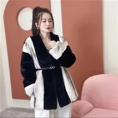 Női Black Mink Bomber dzseki